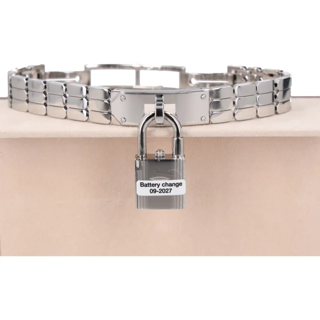Hermès Kelly Watch, Mini model, 16 mm & Kelly Watch Clochette Lanyard Necklace in Box leather from HEWI, photo 12 of 29
