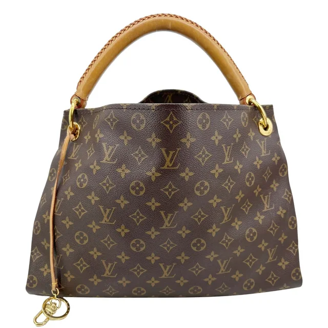 Louis Vuitton Artsy MM Monogram Canvas Hobo Shoulder Bag Brown in Brown Coated canvas from Dallas Designer Handbags
