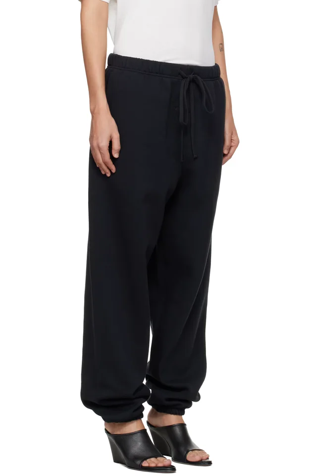 Fear of God ESSENTIALS Black Classic Sweatpants, photo 2 of 4 from SSENSE