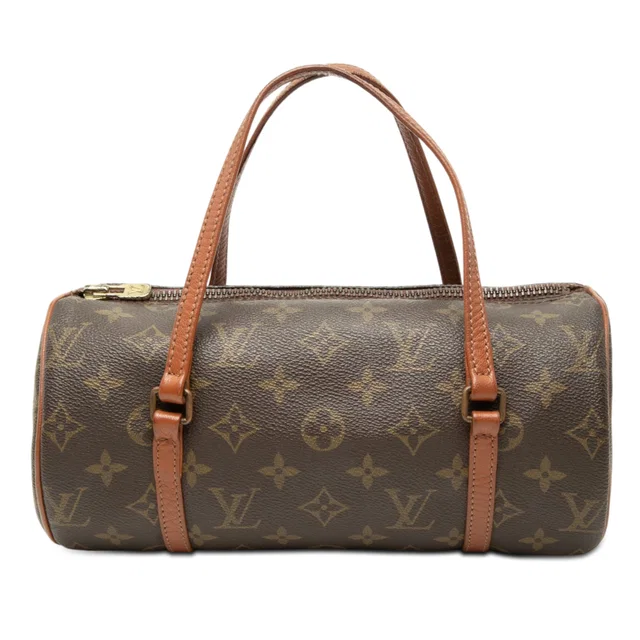 Brown Louis Vuitton Monogram Papillon 26 Handbag in Brown Coated canvas from Designer Revival