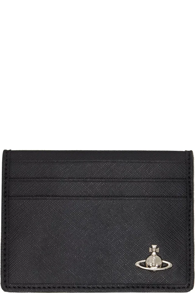 Vivienne Westwood Black Bifold Man Card Holder, image 1 of 1 from SSENSE