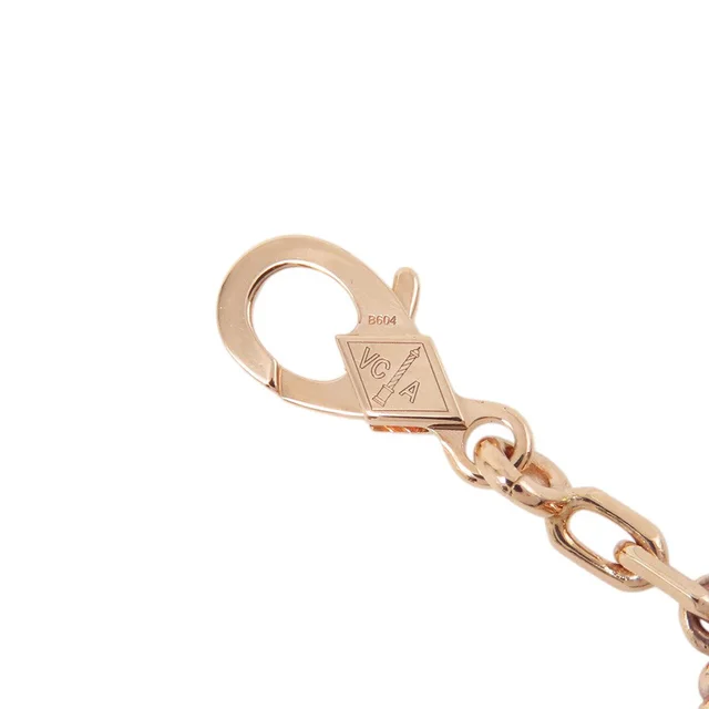 Van Cleef & Arpels Vintage Alhambra 5 Motif BraceletVCARP7RP00 18K Pink Gold in Pink from GALLERY RARE, photo 2 of 2