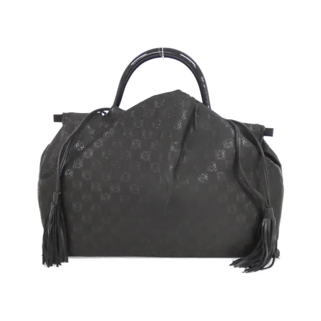 [vintage] Loewe bag in BLACK / BLACK metal fittings canvas from KOMEHYO