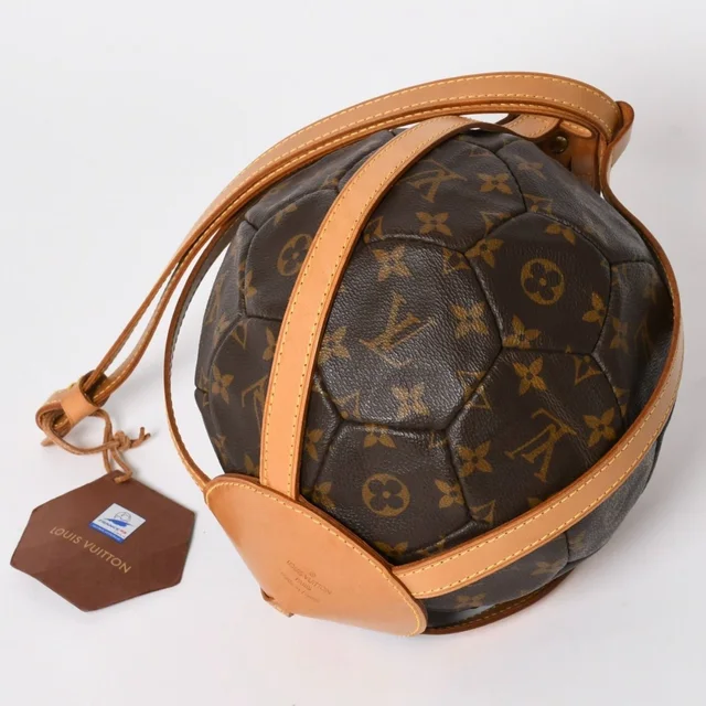 Louis Vuitton Monogram Soccer Ball France World Cup Commemorative Limited in Leather from The Reluxe