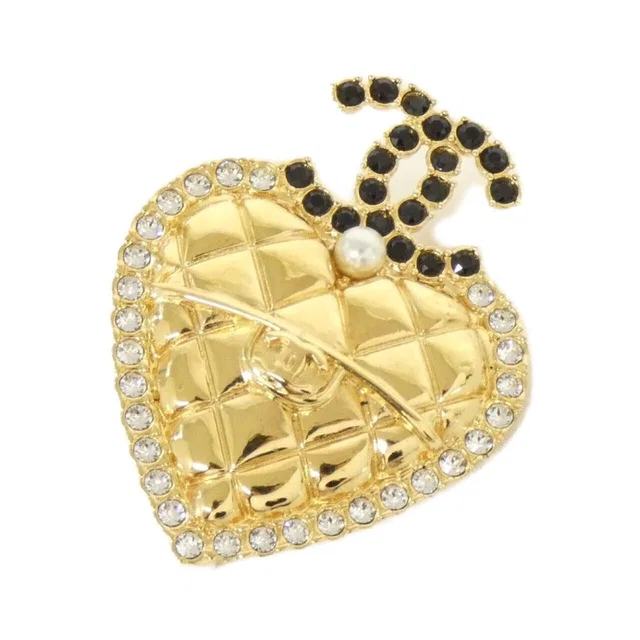 Chanel Brooch Gold in Gold from The Reluxe