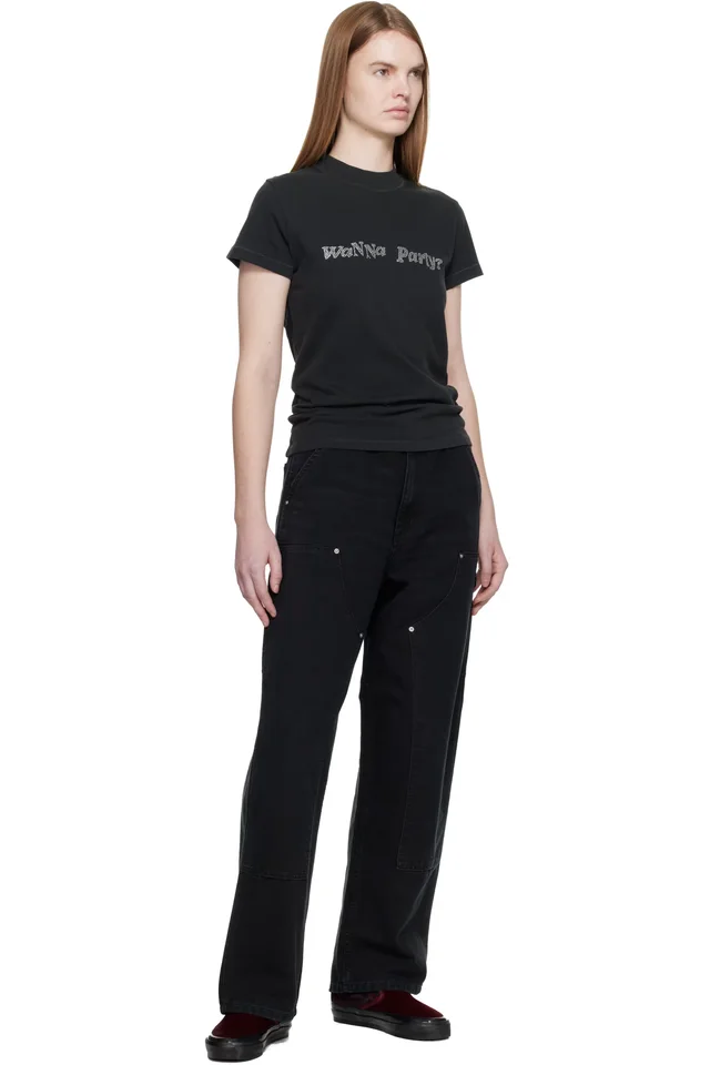 Carhartt Work In Progress Black Brandon Double Knee Trousers, photo 4 of 4 from SSENSE