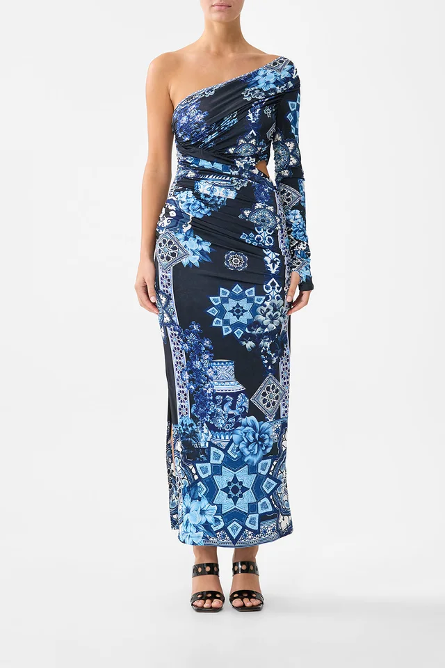 Camilla eBoutique ONE SHOULDER JERSEY CUT OUT DRESS A TILED WONDERLAND from CAMILLA, photo 1 of 1