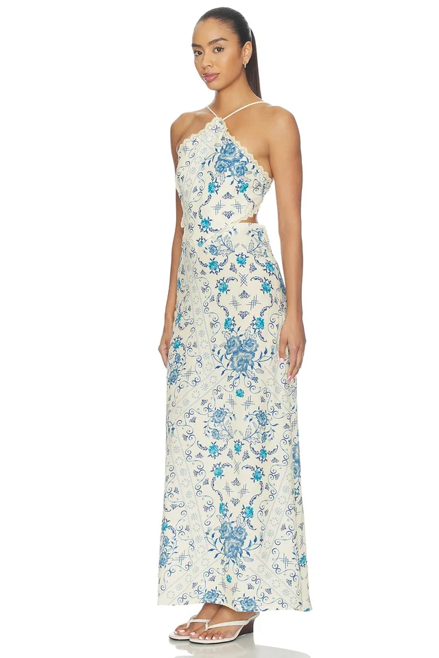 Agua Bendita Indira Bleu Dress in Multicolor, photo 2 of 4 from REVOLVE (Canada)
