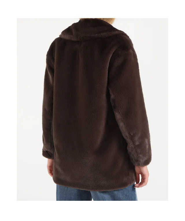 Herno Double-breasted faux fur coat, photo 7 of 7 from SENSER
