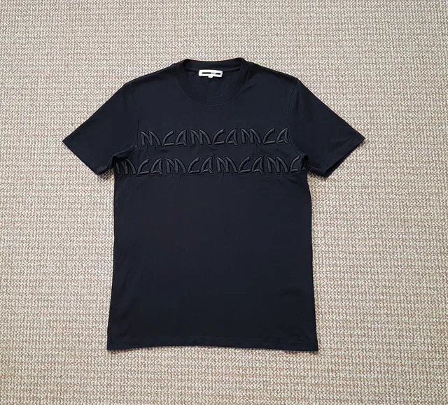 Mcq Alexander Mcqueen Embroidered Short Sleeve T Shirt Size L in black from Grailed