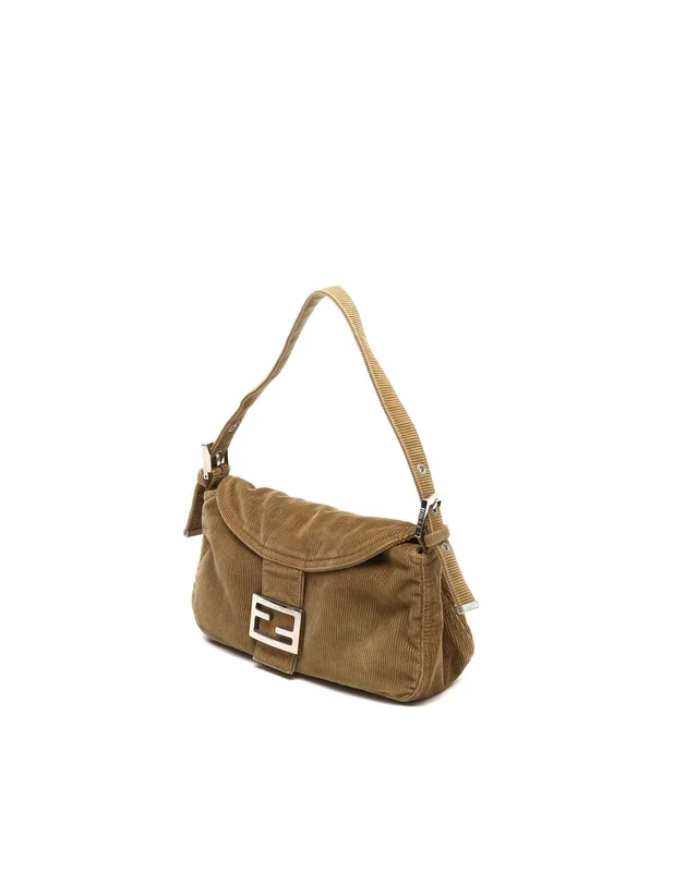 Fendi Corduroy Fold Over Baguette Bag from A Retro Tale, photo 2 of 7