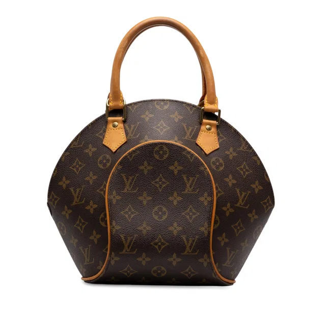 Brown Louis Vuitton Monogram Ellipse PM Handbag in Brown Coated canvas from Designer Revival