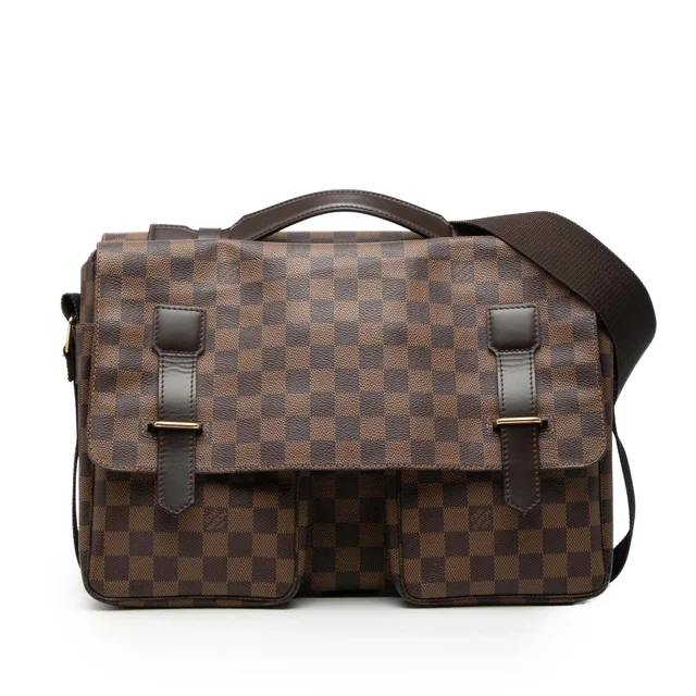 Brown Louis Vuitton Damier Ebene Broadway Satchel in Brown Canvas from Designer Revival, photo 1 of 1