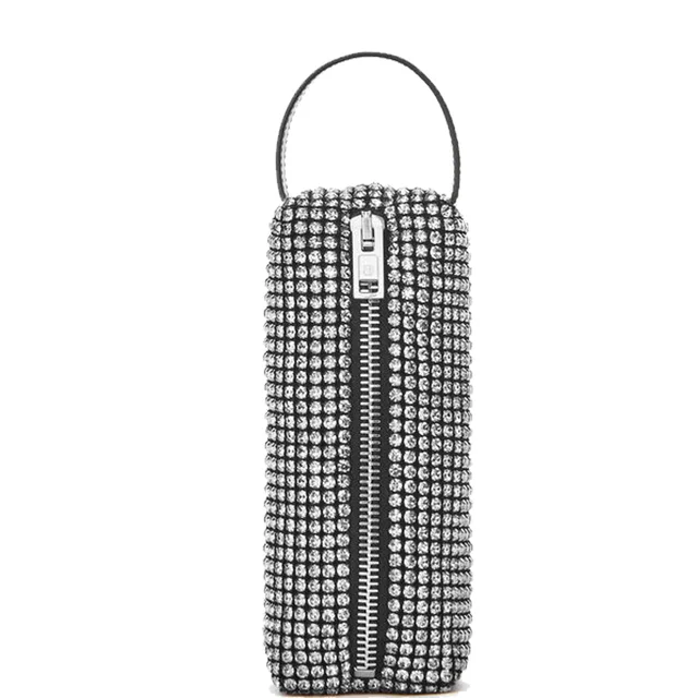 Alexander Wang Rhinestone Pencil Case, White from Cultstatus, photo 1 of 1