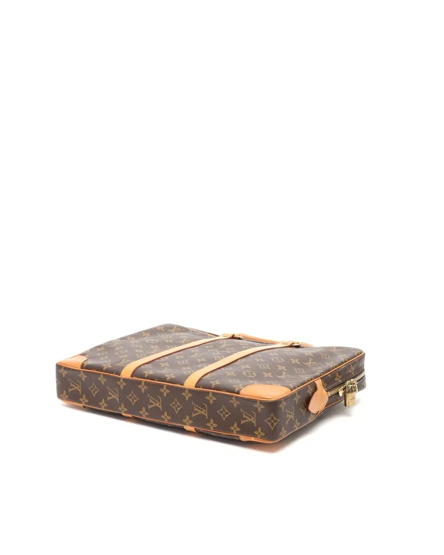 Louis Vuitton Monogram Porte Document Voyage Business Bag in Coated canvas from A Retro Tale, photo 5 of 9