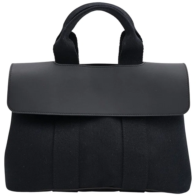 Hermès Valparaiso PM Black in Black Leather from VINTAGE QOO TOKYO