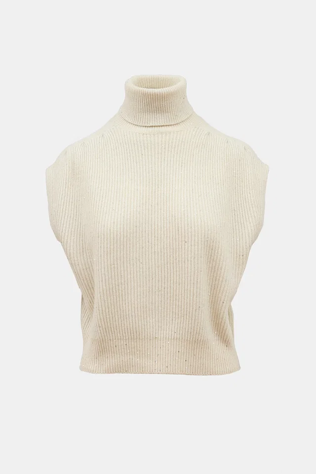Brunello Cucinelli Cashmere & Wool Sweater Vest in Cashmere from VSP Consignment