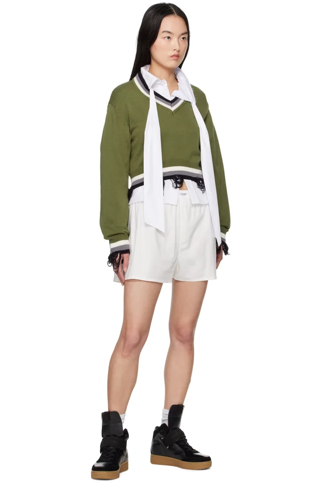 Ottolinger White Boxer Shorts, photo 4 of 4 from SSENSE