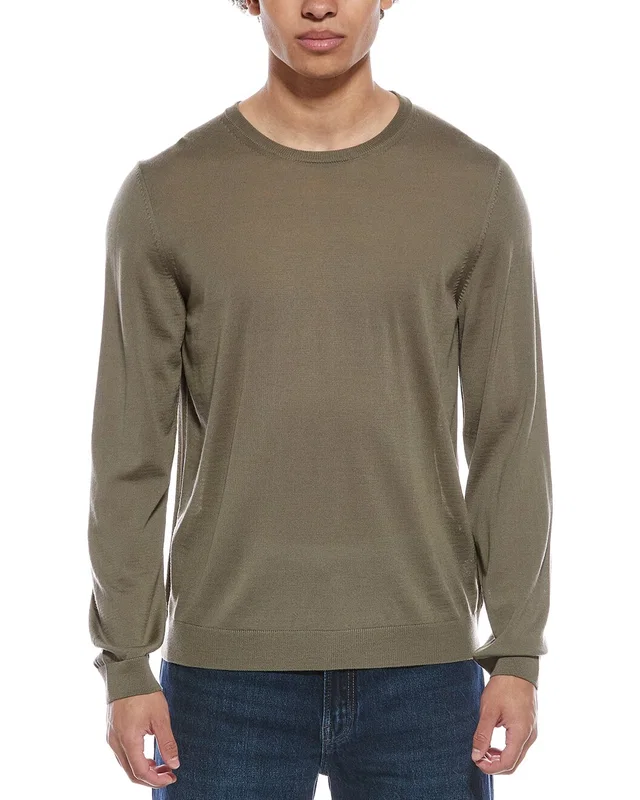 BOSS Hugo Boss Leno Wool Crewneck Sweater, image 1 of 1 from Gilt