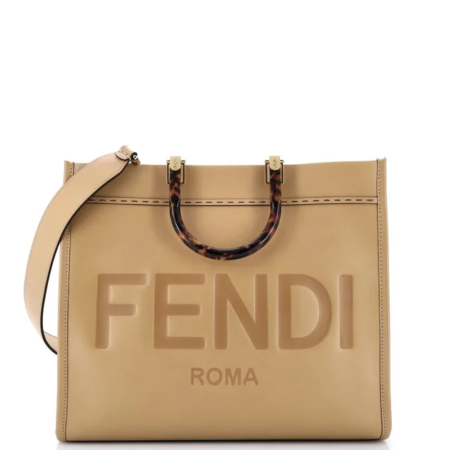 Fendi Sunshine Shopper Tote Leather Medium in Leather from Rebag
