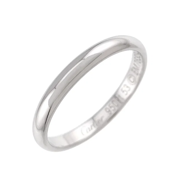 Cartier 1895 Classic 53 Ring Platinum from The Reluxe