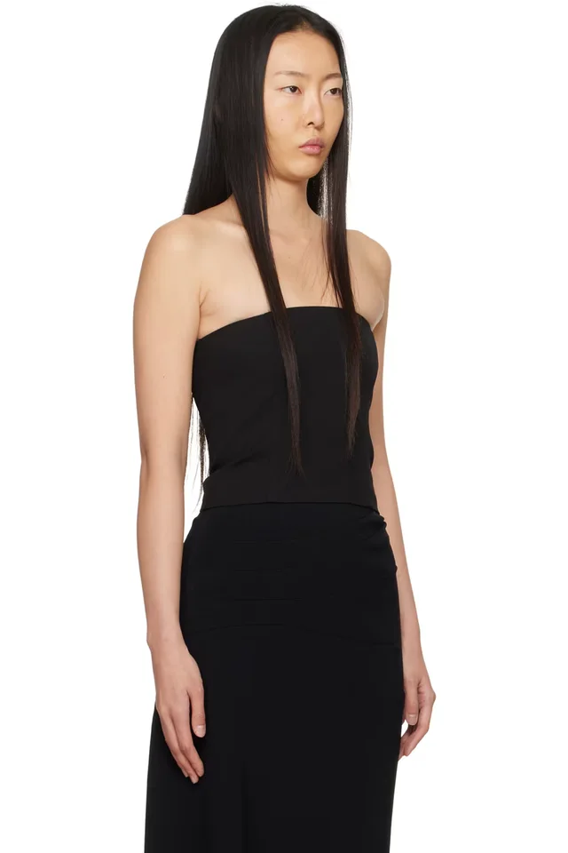 Gauge81 Black Tona Tube Top, photo 2 of 4 from SSENSE