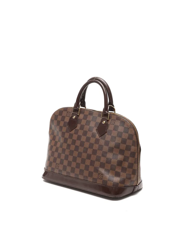 Louis Vuitton Damier Ebene Alma PM Bag in Brown Canvas from A Retro Tale, photo 3 of 12