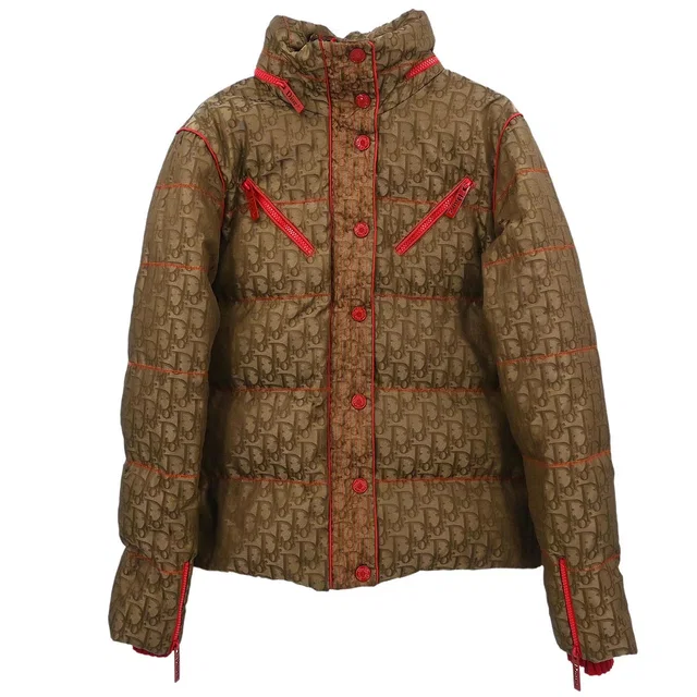 Dior Zip Up Jacket Brown #38 in Brown from AMORE Vintage Tokyo