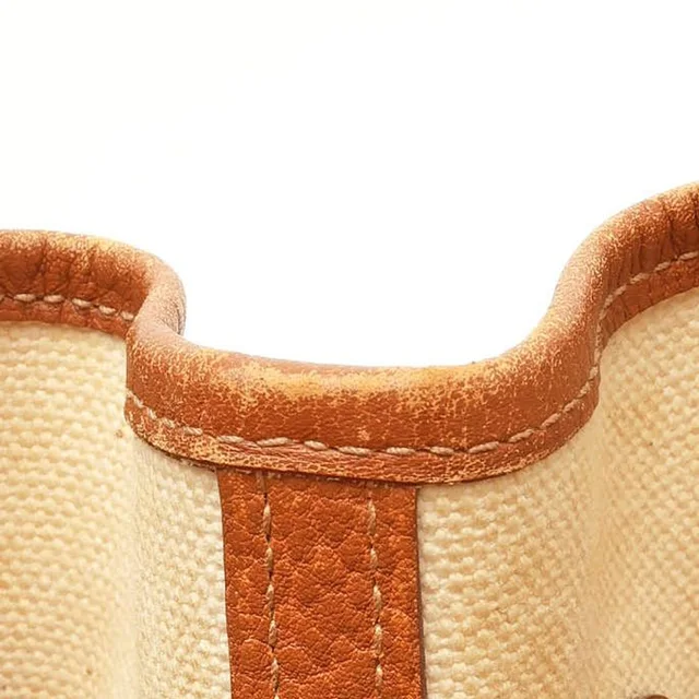 Hermès Toile & Negonda Petite Ceinture MM Tote Bag in Canvas from A Retro Tale, photo 8 of 11