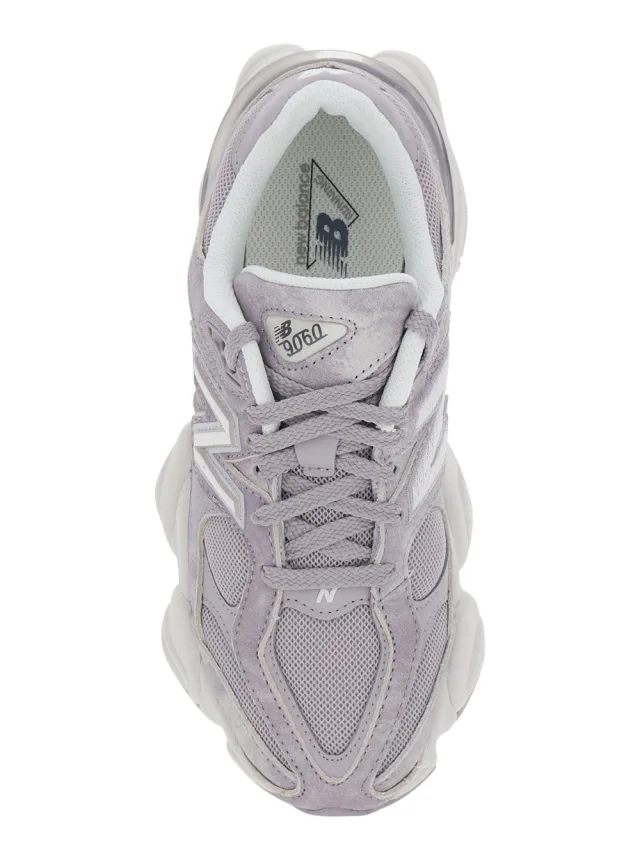 NEW BALANCE '9060' Grey Sneakers with Mesh Details and Rubber Sole In leather Unisex in Grey 100% Leather/Textile, photo 7 of 8 from Gaudenzi Boutique