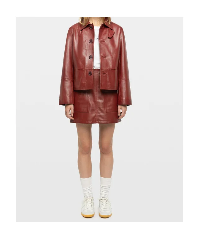 Zadig & Voltaire Long-sleeve leather jacket, photo 2 of 5 from SENSER
