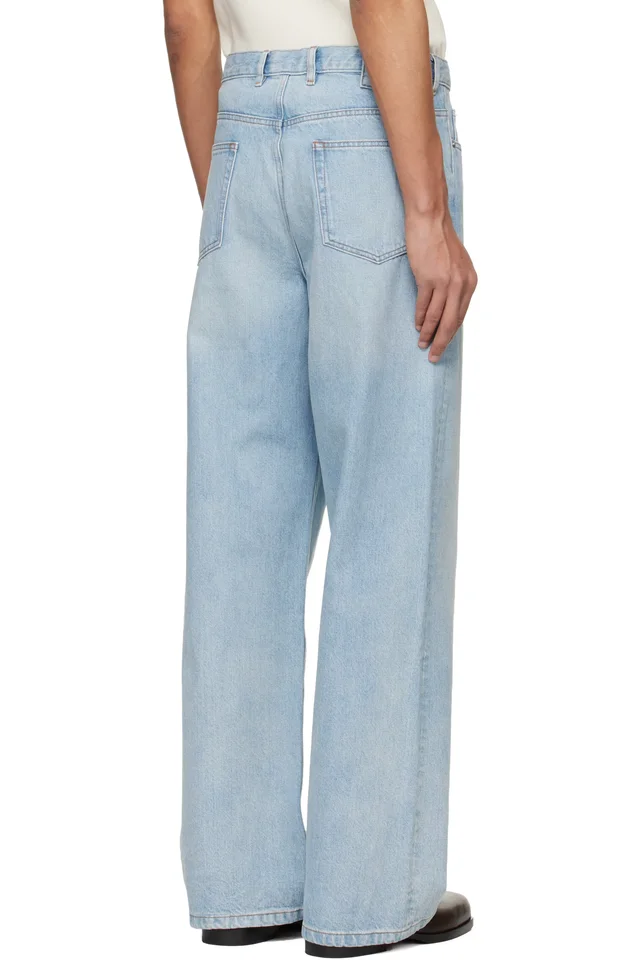 A.P.C. Blue Aaron Jeans, photo 3 of 4 from SSENSE