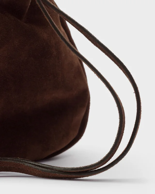 Prada Allusion large suede bag, photo 4 of 6 from SENSER