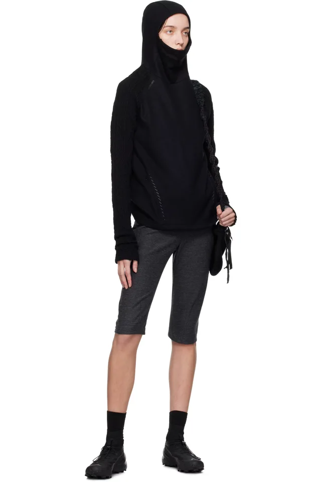 HYEIN SEO Gray Charm Bag Capri Trousers, photo 4 of 4 from SSENSE