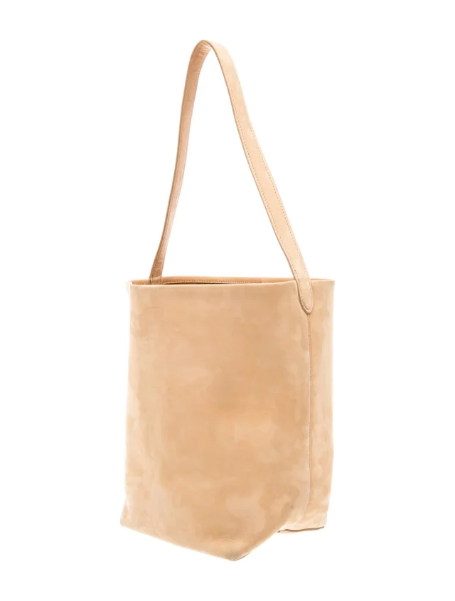 The Row Nubuck Medium N/S Park Tote in Suede from The RealReal, photo 3 of 6