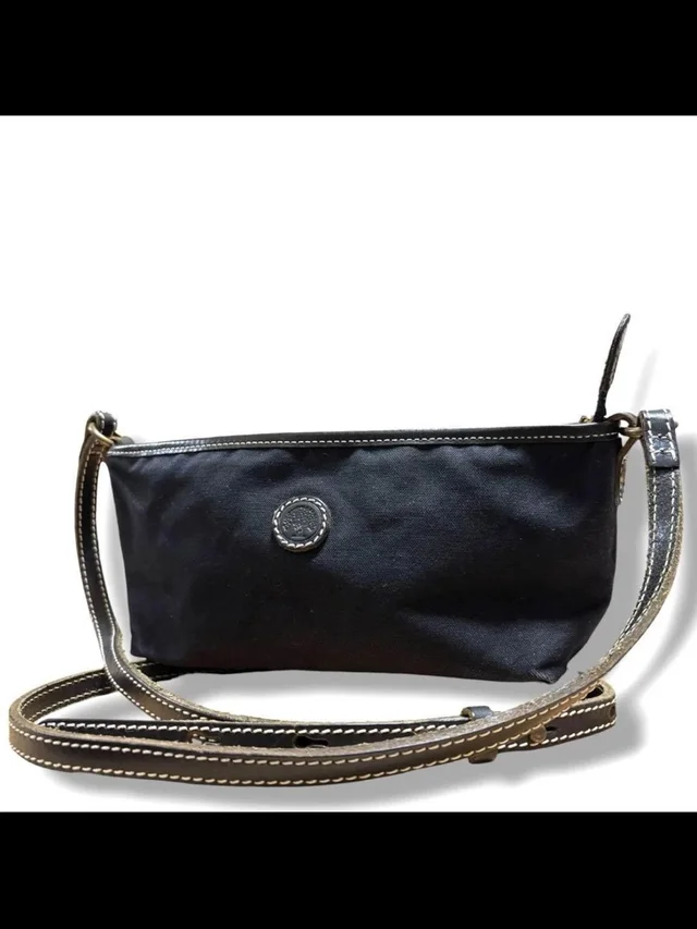 Mulberry Crossbody With Contrasting Brown Strap in black from Poshmark