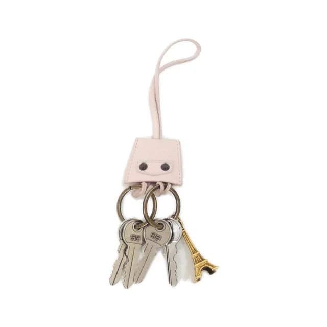 Balenciaga 795641 2ABEV Bag Charm in 5826/VINTAGE PINK / AGED METAL hardware lamb skin from KOMEHYO