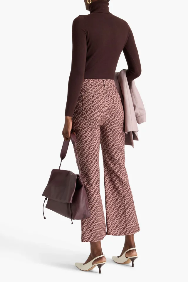 Stella McCartney Wool-Blend Jacquard Flared Pants, photo 3 of 5 from THE OUTNET