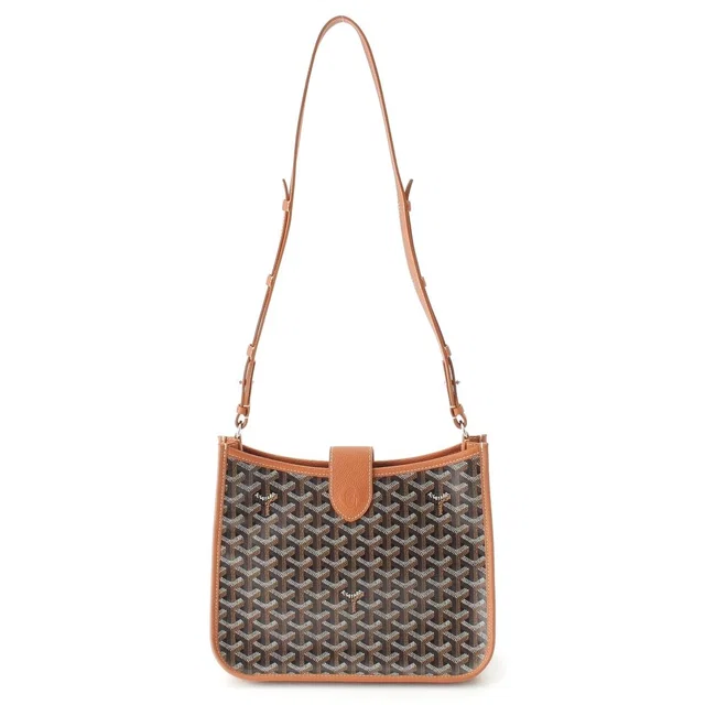 Goyard Musette PM Leather Shoulder Bag Black in Black Leather from The Reluxe