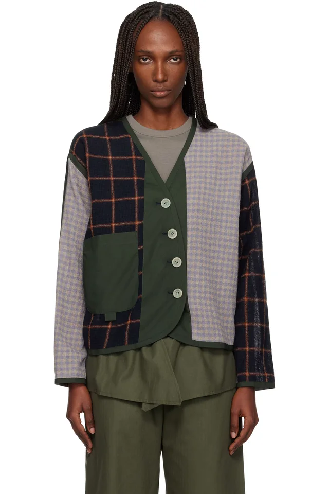 Multicolor Ridge Cardigan, image 1 of 1 from SSENSE