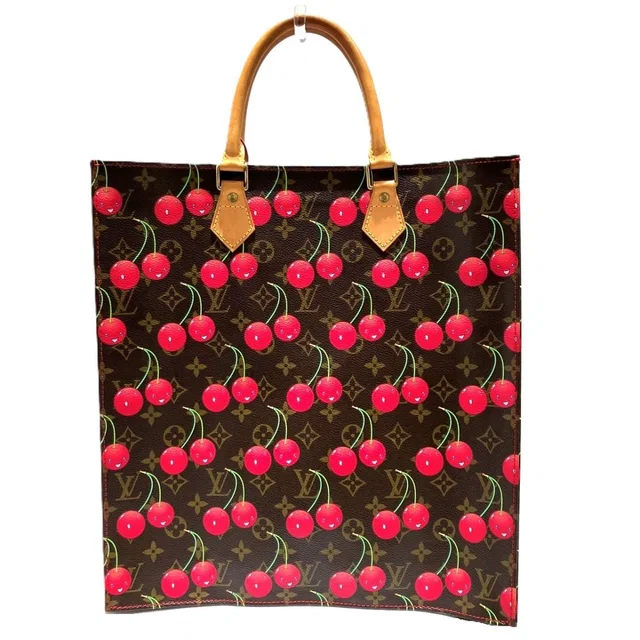 Louis Vuitton Monogram Cherry Sac Plat Tote Bag Canvas in Canvas from The Reluxe