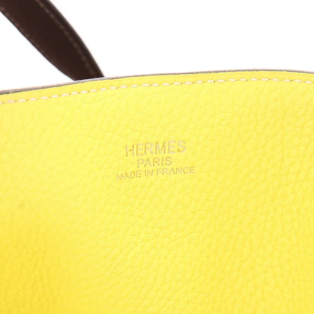 Hermès Double Sens tote bag in Brown Clemence leather from Collector Square, photo 4 of 5
