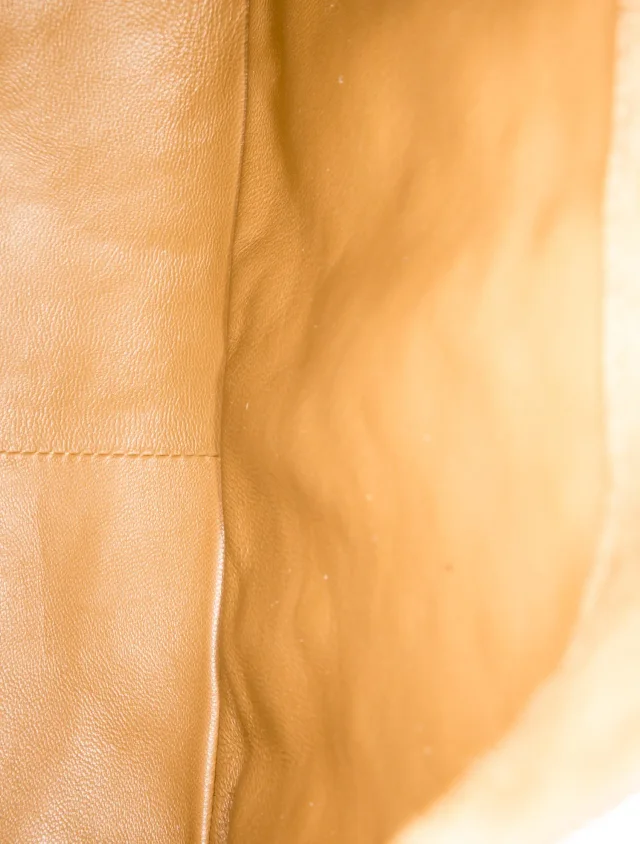 Khaite Leather Top Handle Bag in brown|red Leather from The RealReal, photo 6 of 6