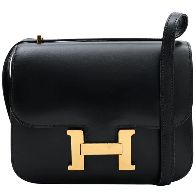 Hermès Constance 3 Mini Black, 1998 in Black Box leather from VINTAGE QOO TOKYO