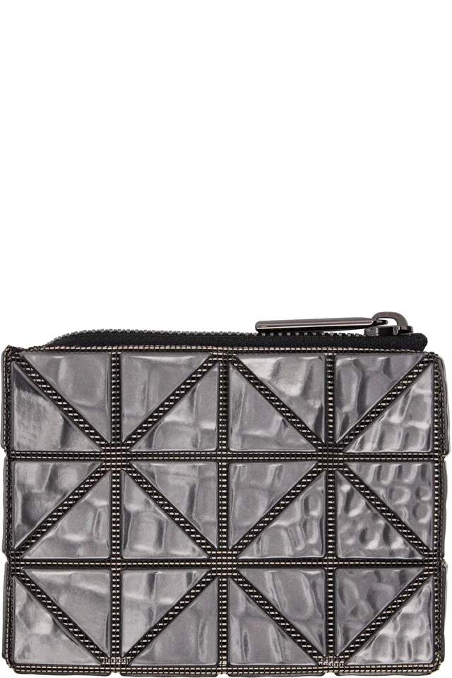 BAO BAO ISSEY MIYAKE Gunmetal Cassette Wallet, photo 2 of 2 from SSENSE