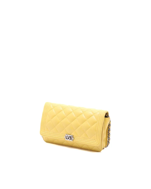 Chanel Boy Wallet On Chain Bag in Leather from A Retro Tale, photo 2 of 11