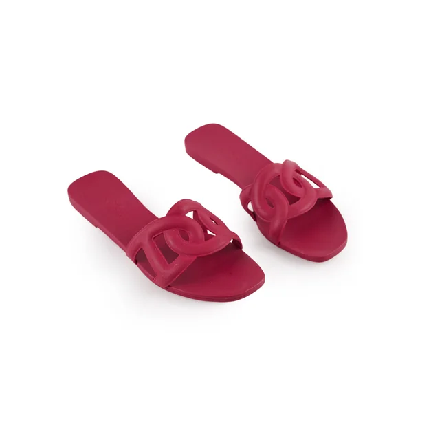 Hermès Aloha Flat Sandals Fuchsia Pink Shoes Size 37 in Pink from The Purse Affair
