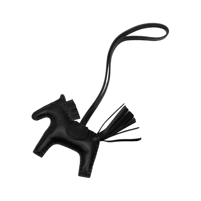 Hermès Bag Charm Rodeo PM So Black 2025 K Stamp Agneau Milo in Black from Luxury Promise