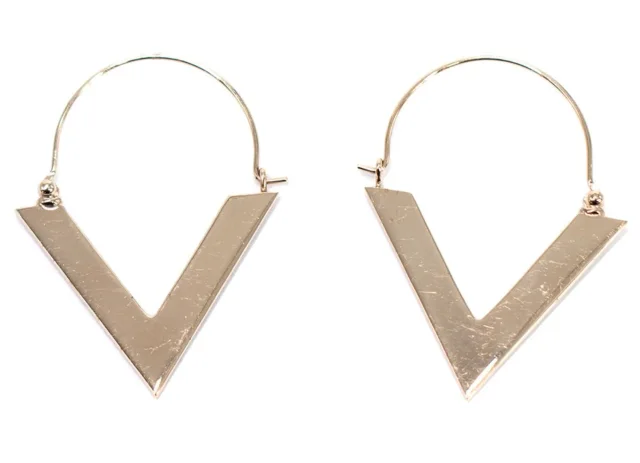 Valentino Garavani V Hoop Earrings from HEWI, photo 3 of 9