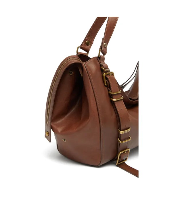 Diesel D-One-Large top-handle bag in treated leather, photo 3 of 4 from SENSER